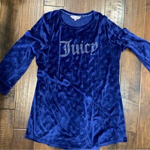 Juicy Couture Blue Velvet  pajama